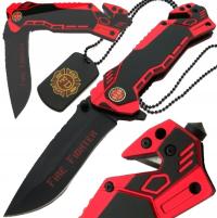 ALBAINOX NÓŻ RATOWNICZY NIEŚMIERTELNIK WYBIJAK DO SZYB CIĘCIE PASÓW N384F