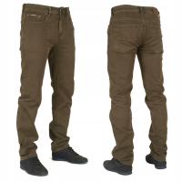 Spodnie męskie jeans W:32 88 CM L:32 oliwka