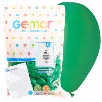 Balony ciemnozielone GEMAR x100 szt baloniki zielone do przedszkola +lista