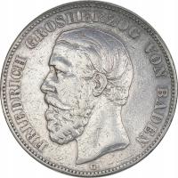 19.aj.BADENIA, FRYDERYK I, 5 MAREK 1876 G