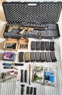 Karabin ASG/AEG SCAR-L VFC + duży zestaw akcesoriów