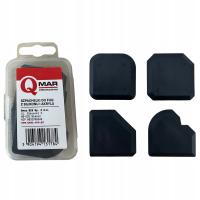 Qmar 4x kostki szpachelki do wygładzania silikonu akrylu do fug zestaw