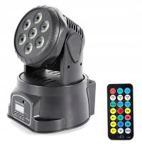 Reflektor sceniczny światło sceniczne projektor LED RGB disco MusicMate