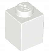 LEGO BRICK 1x1 Белый Белый 3005 / / 5PCS / / новый