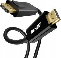 Kabel DisplayPort do HDMI 1,8 METRA BENFEI 4K