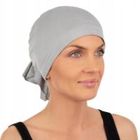 Mikos женский шарф бамбуковый после химиотерапии головной тюрбан шапка серая