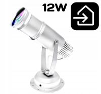 Projektor reklamowy wewnętrzny GOBO Twoja Grafika 12W znaki BHP informacja