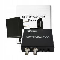 Wiistar SDI na VGA + konwerter AV z wyjściem SDI