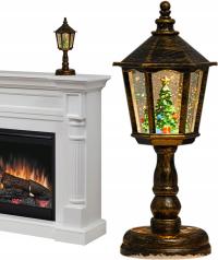 Latarnia Kuli Śnieżnej, Muzyczna Kula Śnieżna Z Ciepłym Światłem, Zasilana