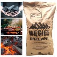 Древесный уголь премиум 10 кг Bieszczady гриль уголь для гриля барбекю бесплатно