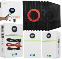 Комплект солнечных батарей 6000w OFF-GRID Growatt склад LifePO4 10kwh панели 4450w