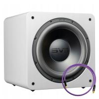 SVS SB-2000 PRO sub aktywny Piano Gloss White + MELODIKA MDSW30 KABEL RCA DO SUBWOOFERA 3.0M