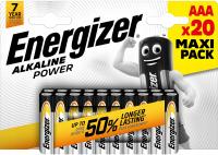 Щелочная батарея Energizer AAA (R3)20 шт.