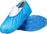OCHRANIACZE na obuwie FOLIOWE buty BHP niebieskie LDPE pokrowce 100szt.