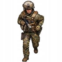 Figurka USMC Spec 7 Sergeant Model 3d Skala 1:72