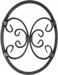 rozeta kuta owal 007.01 (320x250 mm,12x12/12x6 mm)