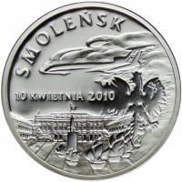 Medal, Smoleńsk 2010, Ag999 10g, st. L
