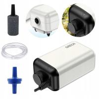 Аквариумный аэратор регулируемый полный комплект 4в1 100 л / ч 30-80л