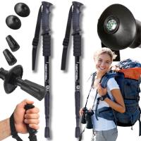 KIJKI NORDIC WALKING KIJE TREKKINGOWE DO CHODZENIA REGULOWANE W GÓRY 2 szt