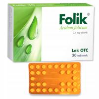 Фолик 0,4 мг, 30 таблеток