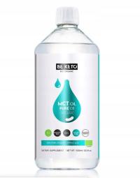 BeKeto масло MCT 100% C8 чистая каприловая кислота кетоны 1000 мл источник энергии