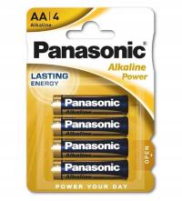 Baterie alkaliczne Panasonic AA LR6 (R6) bateria LR06 duże paluszki 4 szt.