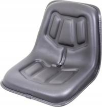 Siedzenie jednolite PCW czarne Raico SEC1520 do pojazdów technicznych