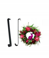 Uchwyt solidny WIESZAK hak na wianek wielkanocny drzwi haczyk wieniec