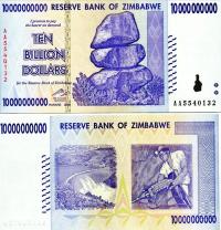 # ZIMBABWE - 10000000000 DOLARÓW - 2008 - P-85 - UNC-