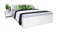Двуспальная кровать 4D 160X200 белый каркас спальня