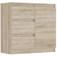 KOMODA R-80-S3 SZAFKA 3 SZUFLADY SONOMA