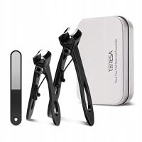 Nail Clippers Set Large Opening for Thick Nails, Sharp Toenail Clippers Lar