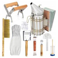 DUŻY ZESTAW PSZCZELARSKI PODKURZACZ DŁUTO CHWYTAK RADEŁKO 10 elementów