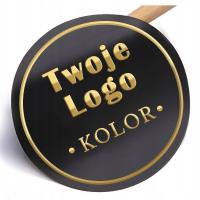 Наклейки с логотипом этикетки круглые с печатью цвет пользовательский текст мастер