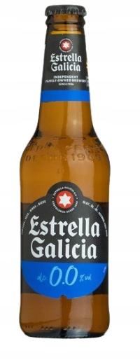 Безалкогольное пиво Estrella Galicia 0,0% из Испании безалкогольное 330 мл
