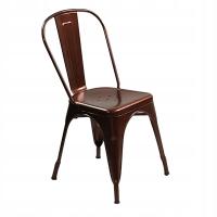 Krzesło metalowe Paris Tolix miedziane