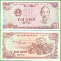 WIETNAM 200 DONG 1987 P-100c(1)UNC
