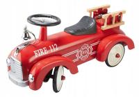 Каток пожарная команда красный автомобиль для детей резиновые колеса Goki