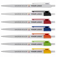 Długopisy z NADRUKIEM REKLAMOWY EKOLOGICZNY - LOGO NAPIS GRAFIKA - 50 szt