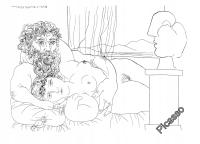 PABLO PICASSO - VOLLARD SUITE #171 - 1956 r.!