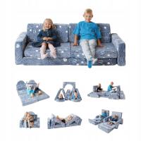 Детский диван из пенопласта - набор строительных блоков