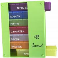 Контейнер для лекарств, органайзер для лекарств, Олдман, коробка для таблеток, 7 дней, 4 сезона