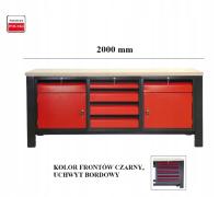Stół warsztatowy do garażu narzędziowy ślusarski mocny długi