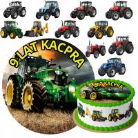 MEGA НАБОР ВАФЕЛЬ ДЛЯ ТОРТА ТРАКТОР 12 ТРАКТОРОВ БЕСПЛАТНО ТЕКСТ