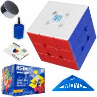 PROFESJONALNA MAGNETYCZNA KOSTKA 3x3 MOYU RS3M V5 + PODSTAWKA + ALGORYTMY