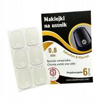 Naklejki na ustnik 0,8 mm SLAVIK MUSIC bezbarwne
