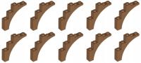 LEGO łuk mostek 1x5x4 nugatowy 10 szt 14395 2339
