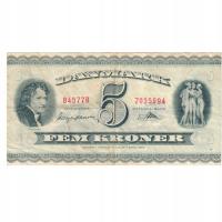 Banknot, Dania, 5 Kroner, 1936, 1936-04-07, KM:42e