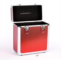 Красный чемодан, 12 дюймов, на 45 дисков ЧЕХОЛ коробка