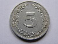TUNEZJA 5 MILIMES 1960 ROK !!!!!!!!!!!!!!!!!! 0082